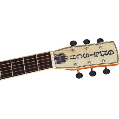 Gretsch G9202 Honey Dipper Special Round-Neck Resonator - Padauk Fingerboard, Bell Bronze image 3