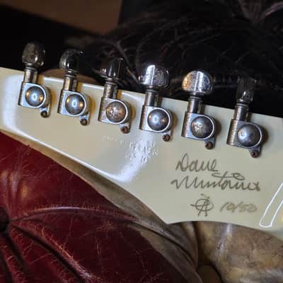 Dave Mustaine's Explorer MEGADETH Artist Owned Stage Played - Dean USA Custom Shop XO Heavy Relic Vintage Aged Signed Korina Neck Guitar image 20
