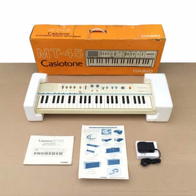Casio Casiotone MT-45 Vintage Synthesizer Piano Keyboard In Open Box