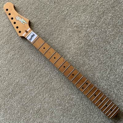 JET Roasted Maple Wood Stratocaster Strat Style Guitar Neck