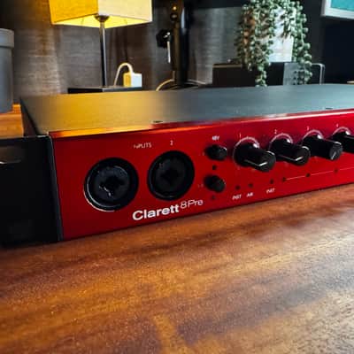 Focusrite Clarett 8Pre Thunderbolt Audio Interface 2010s - Red image 4