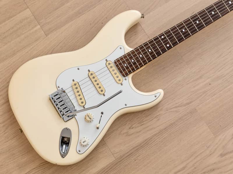 1991 Fender Stratocaster STS-550 Short Scale Guitar Olympic | Reverb