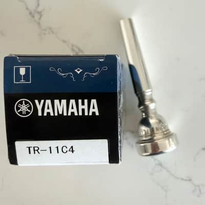 Yamaha TR-11C4 Bb Trumpet Mouthpiece - Silver Plated image 1