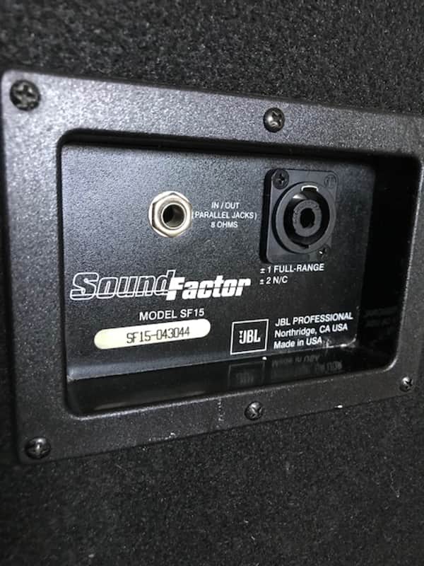 【送料込み】JBL パッシブスピーカー SF15 JBL SF15 Soundfactor SR Speaker (15 in., 2-Way) | zZounds