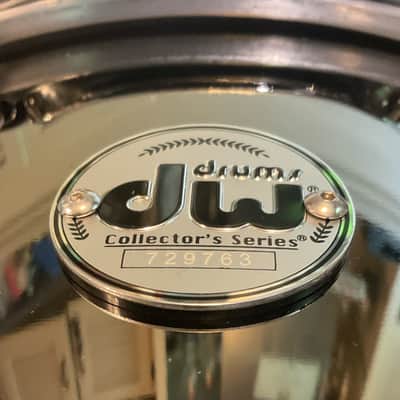 DW Collector's Series Brass 6.5 x 14 inch Snare Drum - Black Nickel image 5
