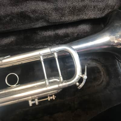 Bach Stradivarius Professional Model Bb Trumpet - Silver-Plated image 4