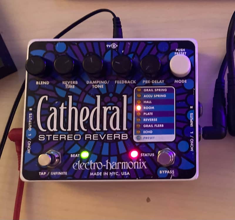 Electro-Harmonix Cathedral Stereo Reverb 2009 - 2020 - Blue / Purple