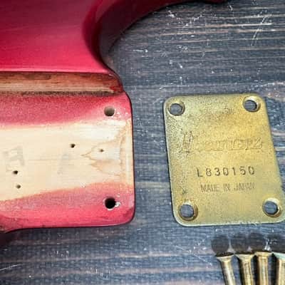 1983 Ibanez Roadstar II RS450 Body Fire Red Made in Japan w/Plate image 2