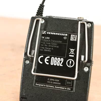 Sennheiser SK 100 G3 Wireless Bodypack Transmitter A Range: 516-558 MHz CG01QG0 image 7