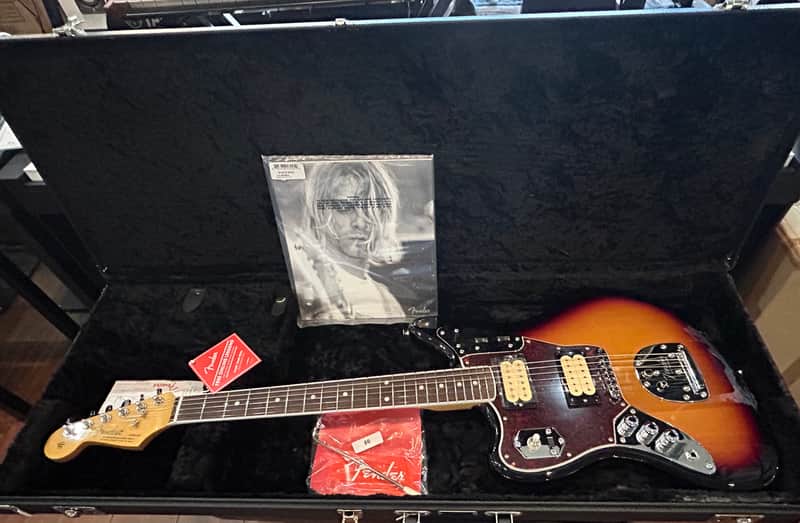 Fender Kurt Cobain Jaguar Lefty LH - Sunburst /8lbs. 6.0oz #MX24010709 image 1