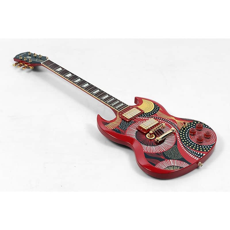 Immagine Epiphone Fatoumata Diawara SG Signature Electric Guitar - Regular Ember Red - 1
