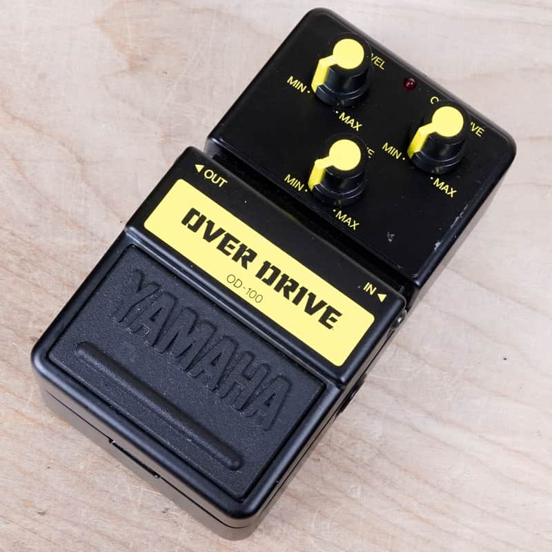 Yamaha OD-100 Over Drive Pedal 1980s Black Made In Japan image 1