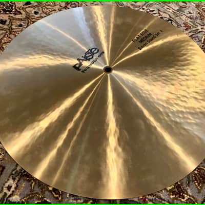Paiste Formula 602 18" Flat Ride Medium Seven Sound Set 4 RARE 1970s MADE/FINISHED IN WEST GERMANY! 1732g image 10