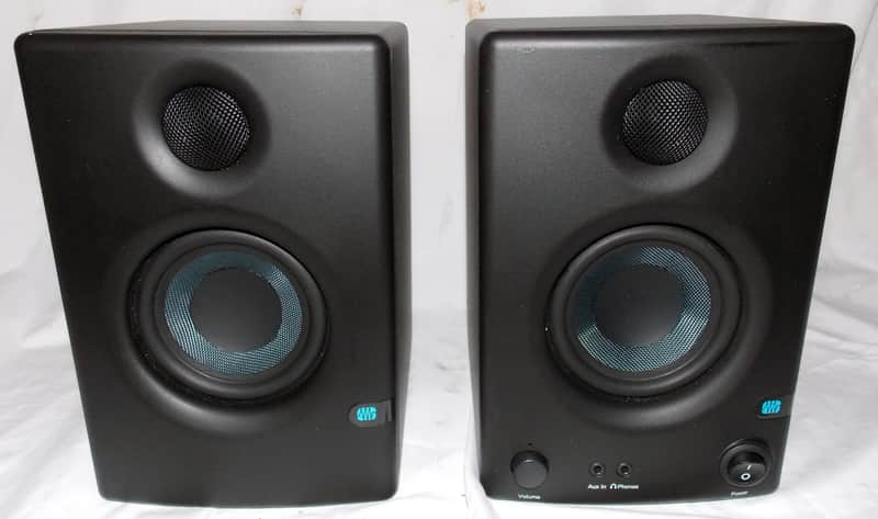 PreSonus Eris E3.5 2-Way 3.5" Active Studio Monitor (Pair) 2017 - Present - Black image 1