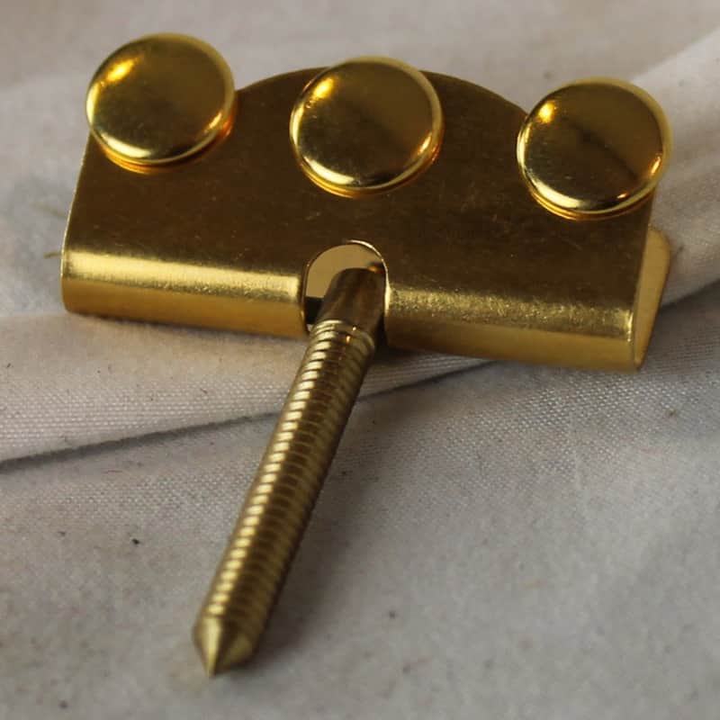 NEW Golden Accordion Complete Bass Strap 3 Hole Hardware 1.75" with T-Screw Rivets image 1