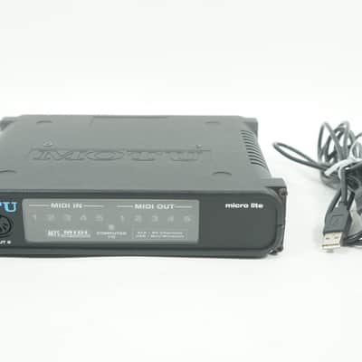 [SALE Ends June 17] MOTU micro lite USB MIDI INTERFACE 5IN 5OUT Worldwide Shipment imagen 1