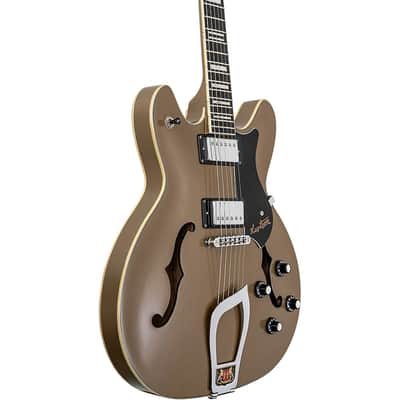Hagstrom Viking Limited-Edition Semi-Hollow Electric Guitar Regular Desert Haze image 5