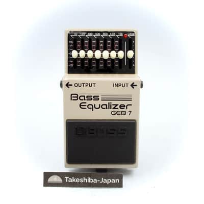 Boss GEB-7 Bass Equalizer Bass Guitar Effect Pedal BK30296 image 1