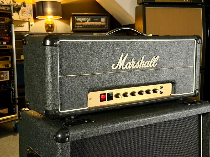 Marshall JMP 2203 Mk2 Master Model Lead 100-Watt Guitar Amp Head 1978 - Black image 1