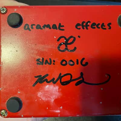 Aramat Effects Mojo Fuzz (16th EVER MADE)(Hand-painted/signed by creator)(Historic pedal, PRICED TO SELL) image 3