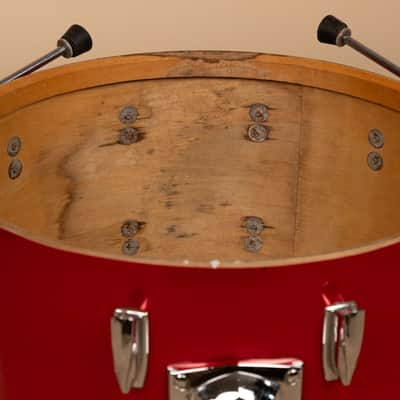 1980s Premier Soundwave Polychromatic Red Drum Set image 24