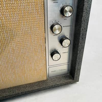 Silvertone Model 1482 1x12" Combo Amplifier 1960s - Gray image 5
