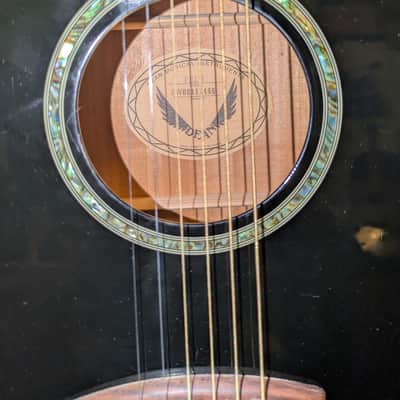 Dean PELH Left-handed acoustic-electric cutaway guitar 2010's - Black image 4