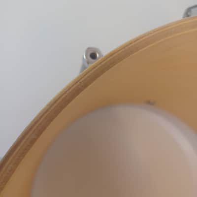 Pearl 12x14"FFX Championship Maple Free Floating Marching Snare Drum White 12Lug image 12