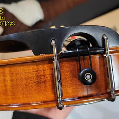 Cecilio 4/4 Advanced Level Violin Featuring Aged 7+ Years - Solid Spruce Top Highly Flamed One-Piece Maple Back and Sides All-Ebony Components, Independent Fine-Tuners, Brazilwood Bows, Hand-Rubbed Oil Finish... image 18