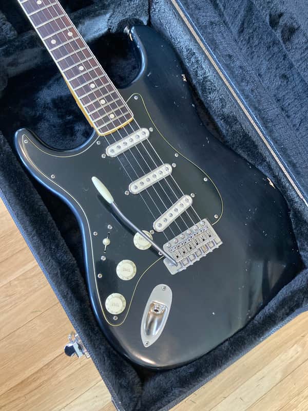 LEFTY Strat, Fender Custom Shop flame maple bound neck, CuNiFe pick ups, MJT image 1