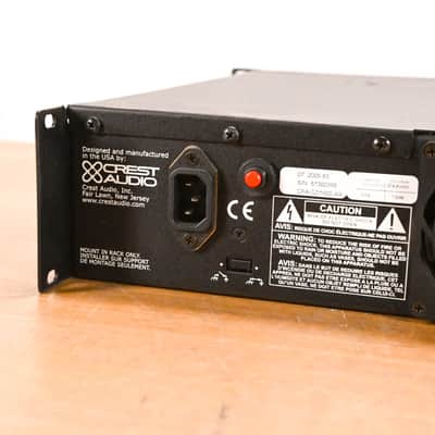 Crest Audio CD-1500 2-Channel Power Amplifier CG01Z4K image 9