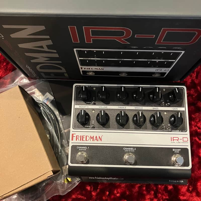 Friedman IR-D Dual Tube Preamp Pedal w/Box image 1