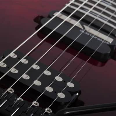 Schecter 2184 Reaper-6 Elite FR S Series Blood Burst 6 String Left-Handed Electric Guitar image 3