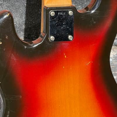 Fender Jazz Bass 1961 - 1 Family owned a 100% untouched 3-knob Slab Neck still sporting its original strings ! image 13