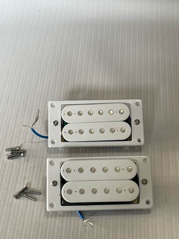 Epiphone Kramer Pacer Classic Series Guitar Alnico V White Humbucker Pickup Set image 1