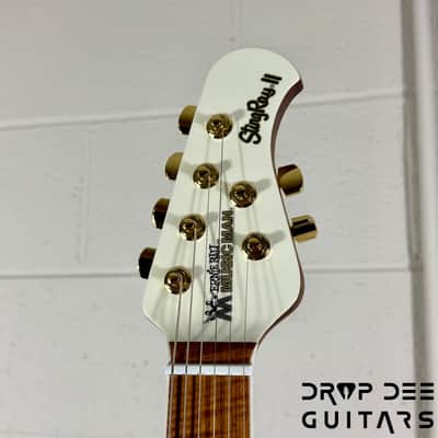 Ernie Ball Music Man Cory Wong StingRay II Deluxe Electric Guitar w/ Case-Polaris White image 11