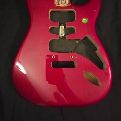 Fender Player ii body 2024-2025 - Transparent Red