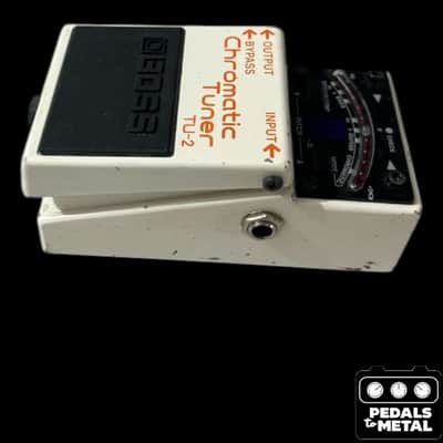 Boss TU-2 Chromatic Tuner (Dark Gray Label) 1998 - 2009 - White - X18615 image 4