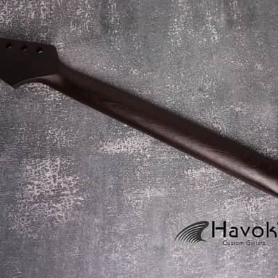 S Type Wenge Neck, S-Style ST Guitar, Medium Jumbo Stainless Jescar, 22 Stainless Steel Frets, Electric Guitar Neck Replacement Part, Guitar Build image 6