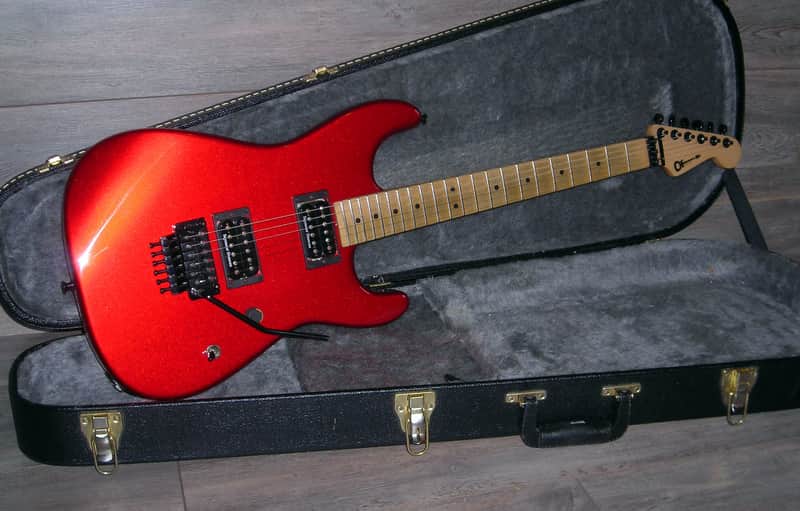 2008 USA Charvel Pro Mod San Dimas Style 1 HH FR Red Sparkle with Case image 1