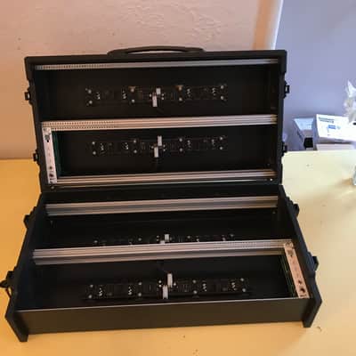 MDR Modular S-Petersburg Eurorack Modular Case 6U + 6U 104 hp with KOMA STROM power x2 2018 image 4