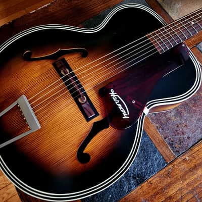 Harmony H1215 hollowbody archtop vintage '60s - sunburst image 1