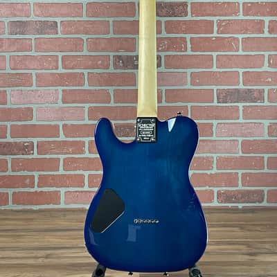 Schecter USA Custom Shop PT Custom HH Electric Guitar - Trans Sky Blue (New-Old Stock) image 9
