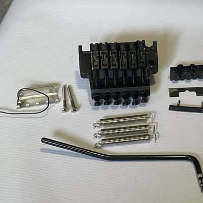 1980's Japan Ibanez RG550 RG Series Black Original Edge Floyd Rose Tremolo Bridge Set image 1