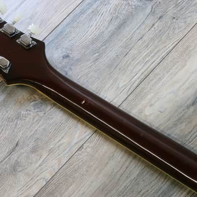 Vintage! 70’s MIJ Epiphone 6830 Acoustic/ Electric Natural Kalamazoo + Case image 17