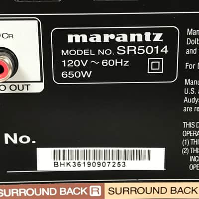 Marantz SR5014 7.2 Channel 4K Ultra HD AV Receiver image 14