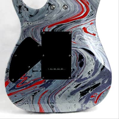 Custom Swirl Painted and Upgraded Ibanez Gio RG Electric Guitar image 5