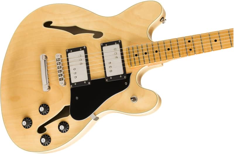 Squier Classic Vibe Starcaster Electric Guitar, Maple Fingerboard, Natural image 1