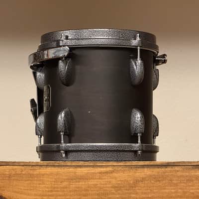 90's Gretsch Broadkaster 8" Satin Ebony 8x8 Jasper Rack Tom image 3