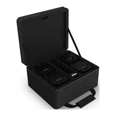 CHAUVET DJ Freedom Par Q9 X4 Battery-Powered Magnetic Diffuser True Wireless RGBA LED Par Kit with Carrying Bag, Remote, and Multi-Charger (4-Pack) image 4